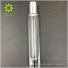 10 ml 12 ml transparent leere kosmetische kosmetik container glas roll auf flasche